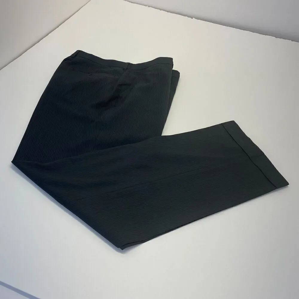 Tzarelli Designed Italy Men’s Wool Dress Pants Size 38R Black